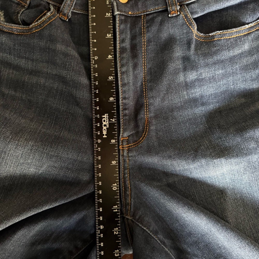 Modern Judy Blue 14W Dark Wash Skinny Fit Capri Jeans Denim Minimalist Casual - Picture 13 of 15